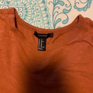 Forever 21, rust color tee